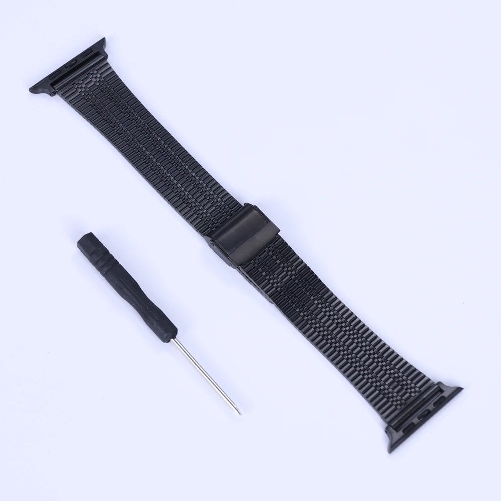 Stainless Steel Metal Band Strap for Apple Watch 10 (46mm) - Compatible with iWatch 10/9/8/Ultra (49mm, 42/44/38mm) - Band Color: mm; Parallel Import