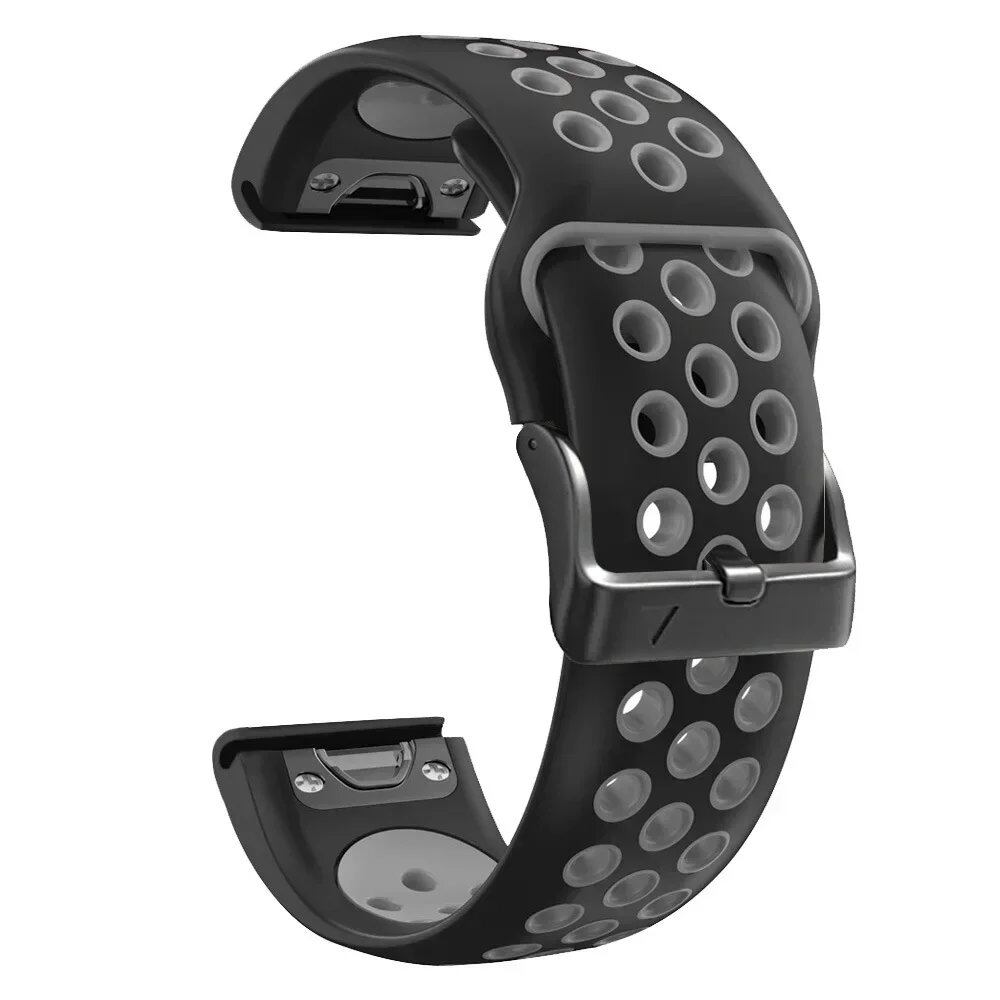 Quick-Fit Silicone Watch Strap for Garmin Instinct 2X Solar, 26mm and 22mm, Compatible with Garmin Fenix 6X, 6 Pro, 5X, 5 Plus, 7X, and 7, Band Color: 0, Parallel Import