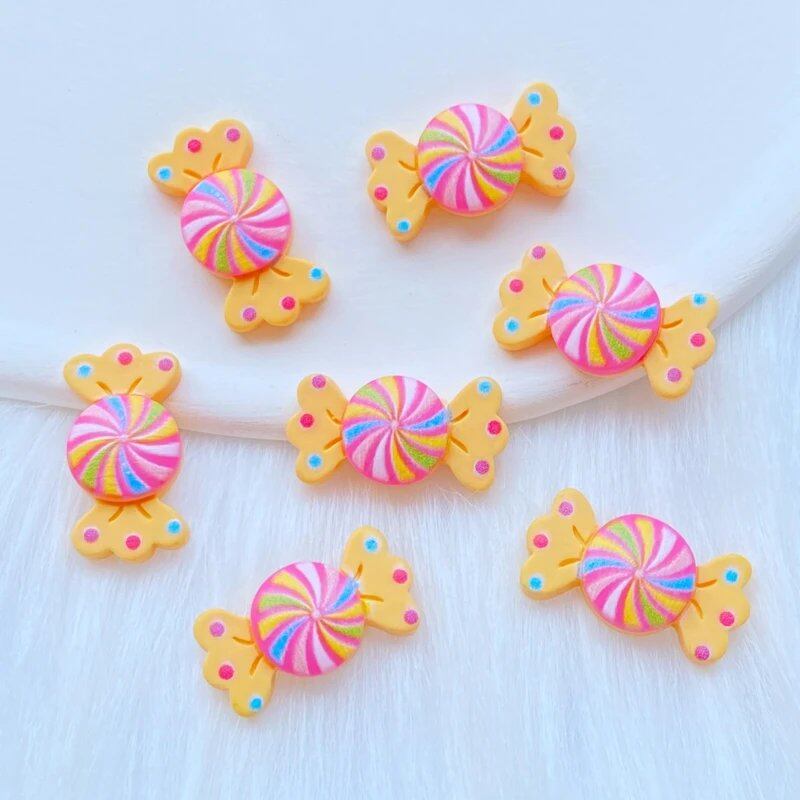Pack of 10/20 New Resin Mini Candy/Lollipop Series Flatback Cabochons for Scrapbooking, DIY Jewelry, Crafts, and Decoration. Size: Parallel Import.