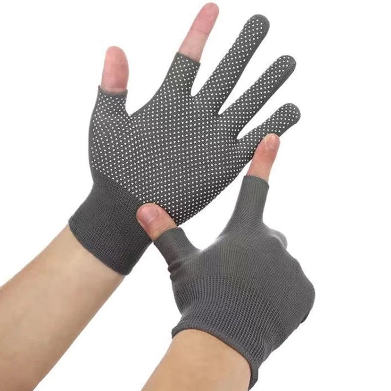 1/5/10 Pairs of Non-Slip Touchscreen Compatible Half-Finger Nylon Cycling Gloves for Summer, Outdoor Fitness, Breathable, Imported