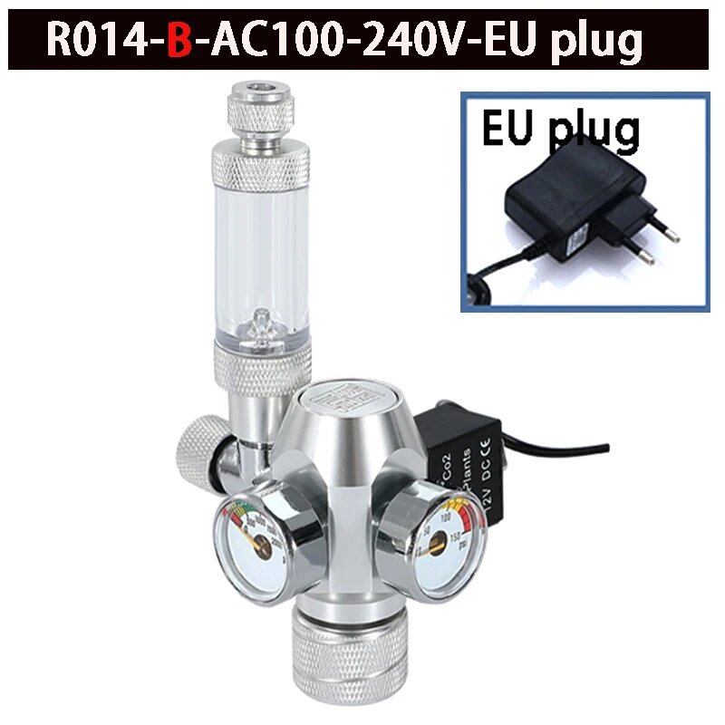 2024 DIY Aquarium CO2 Regulator with Solenoid Valve, Bubble Counter, CO2 Control System, and CO2 Pressure Reducing Valve. Size: Parallel Import.