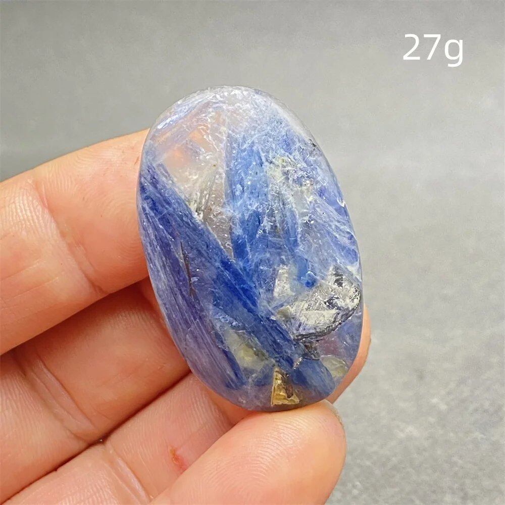 High-Quality Natural Kyanite Crystal for Palm Play, Hand Polishing, Meditation Massage, Magic Stone, Home Decoration, Colorful, Parallel Import