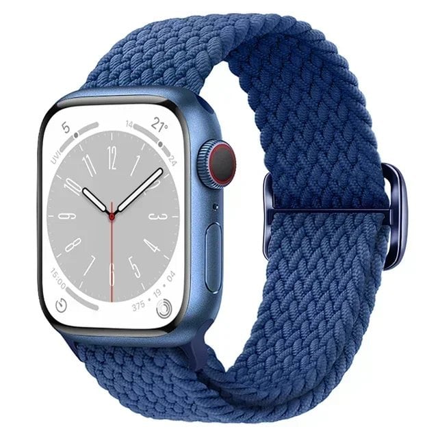 アップルウォッチUltra 2用ナイロンストラップ バンド 49mm 40mm 44mm 41mm 38mm 45mm対応 伸縮ブラidedループ ブレスレット iWatchシリーズ9/8/7/6/SE/5/4対応 バンドカラー:mm 並行輸入品