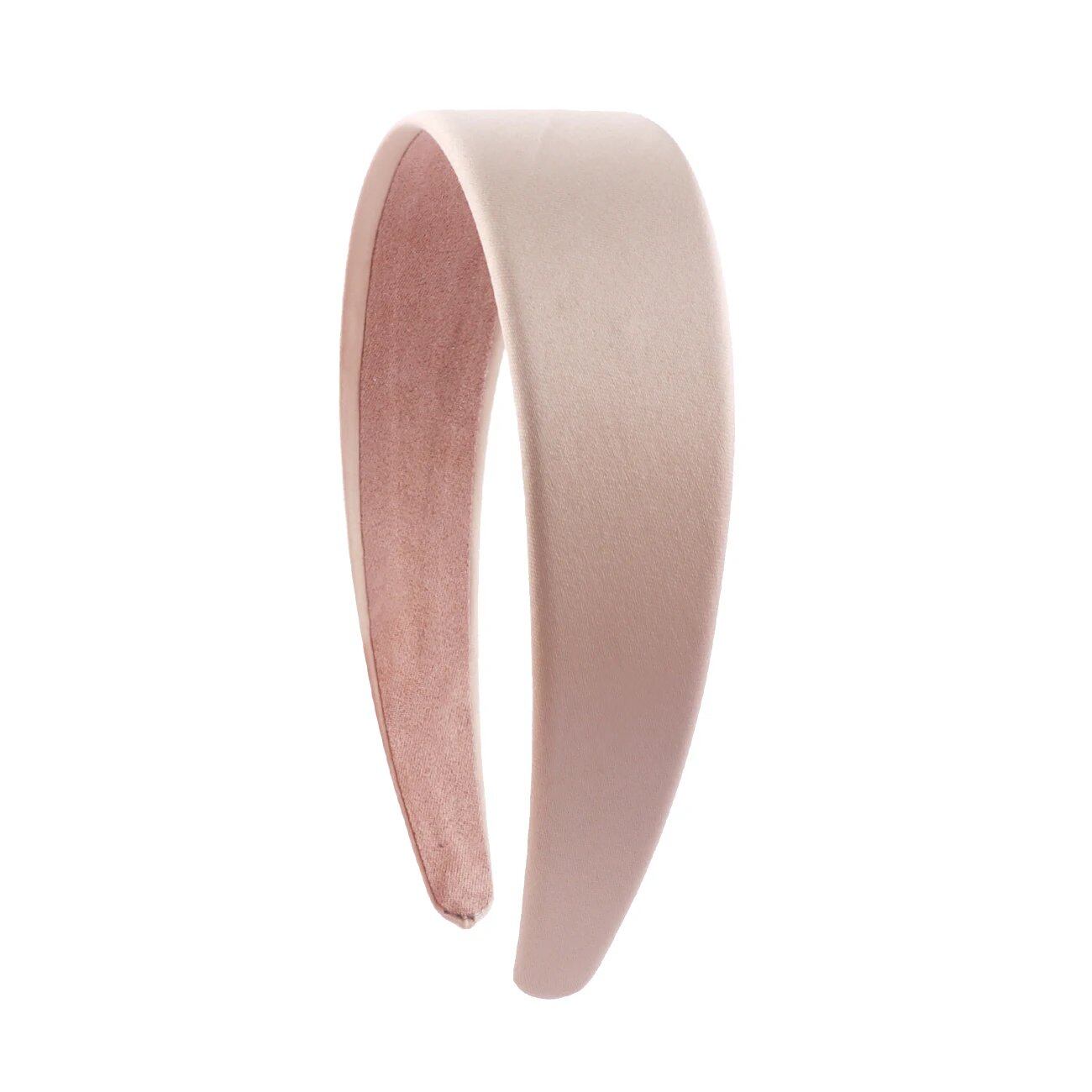 1.5-inch Satin Headband, Plain Headband, Non-Slip, Colorful DIY Wide Headband for Women and Girls, Hair Accessories, Parallel Import