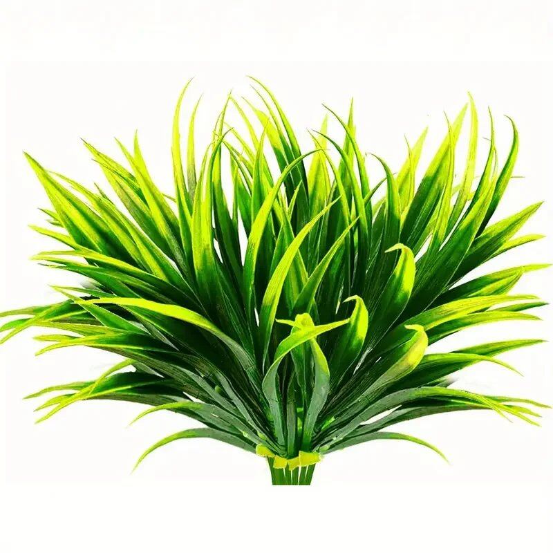 1/4-Piece UV-Resistant Artificial Outdoor Plants - Tall Grass, Tropical Flowers and Shrubs - Perfect for Year-Round Indoor Use (Imported)