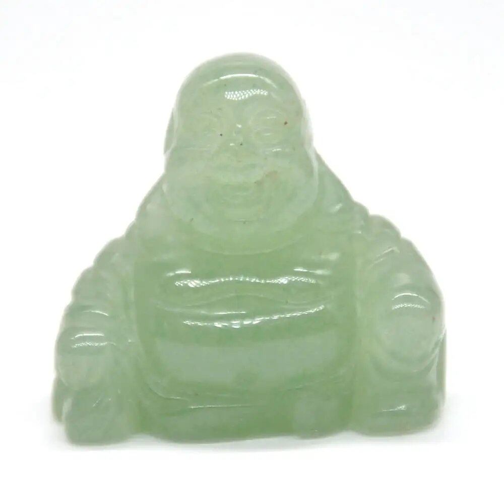 1.2-inch Buddha Statue, Natural Healing Crystal Reiki Chakra Figurine, Spiritual Stone Sculpture, Home Decor, Parallel Import