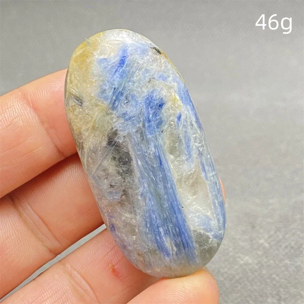 High-Quality Natural Kyanite Crystal for Palm Play, Hand Polishing, Meditation Massage, Magic Stone, Home Decoration, Colorful, Parallel Import