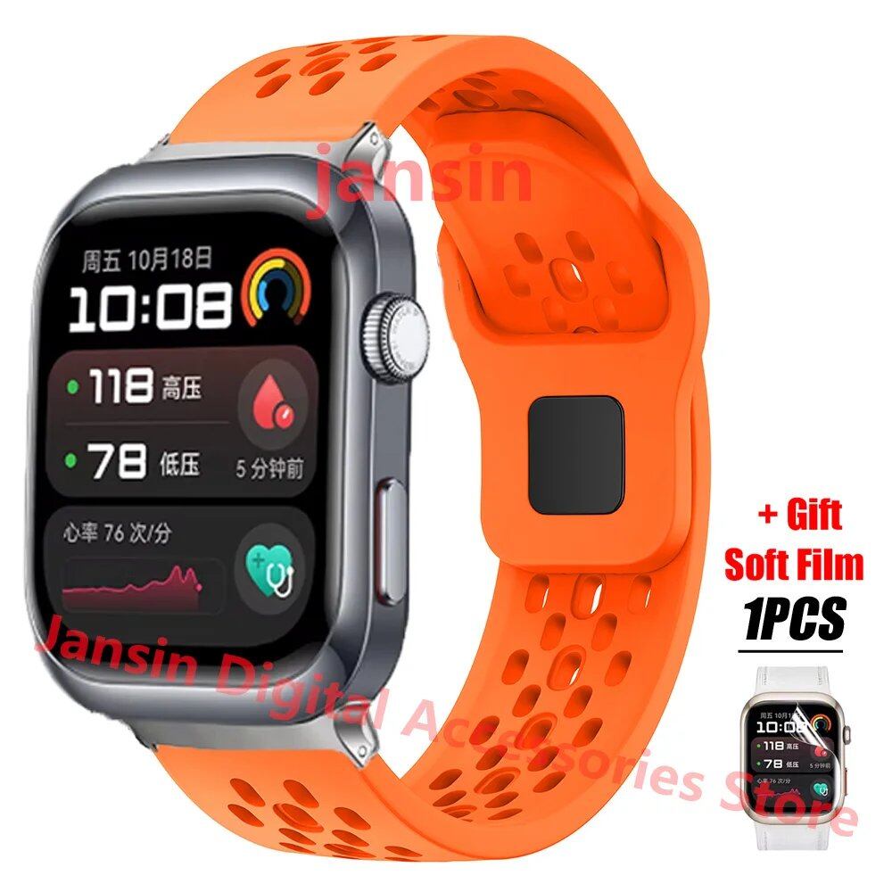 Silicone Sport Strap for Huawei Watch D2 - Replacement Wristband Accessory Size: ; Band Width: Compatible with Huawei Watch D2 (Parallel Import)