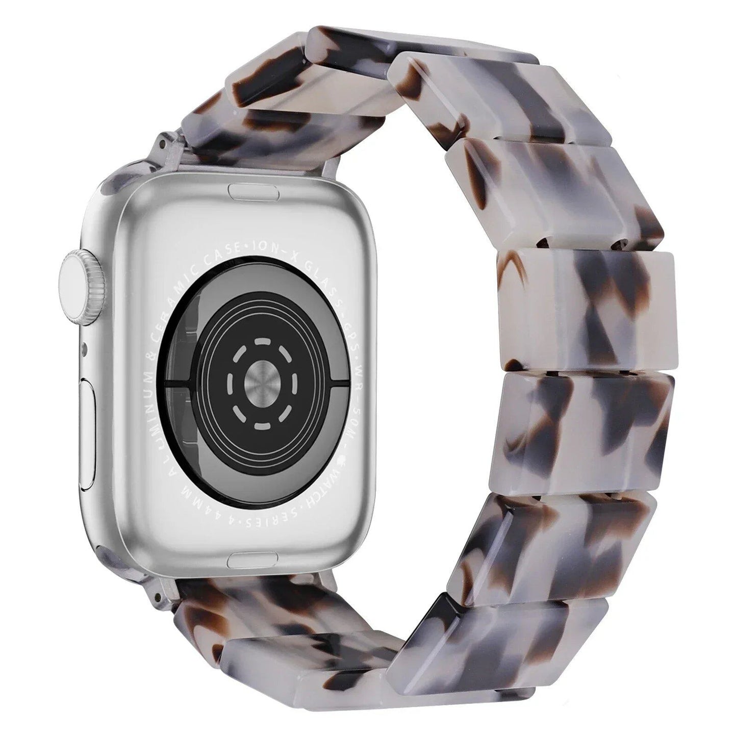 Resin strap for Apple Watch, fits 41mm, 40mm, 42mm, 44mm, 45mm, 49mm, and 46mm models. Elastic Solo Loop band for iWatch Ultra, 10, 9, 8, 7, SE, 6, and 5. Band Color: Parallel Import.