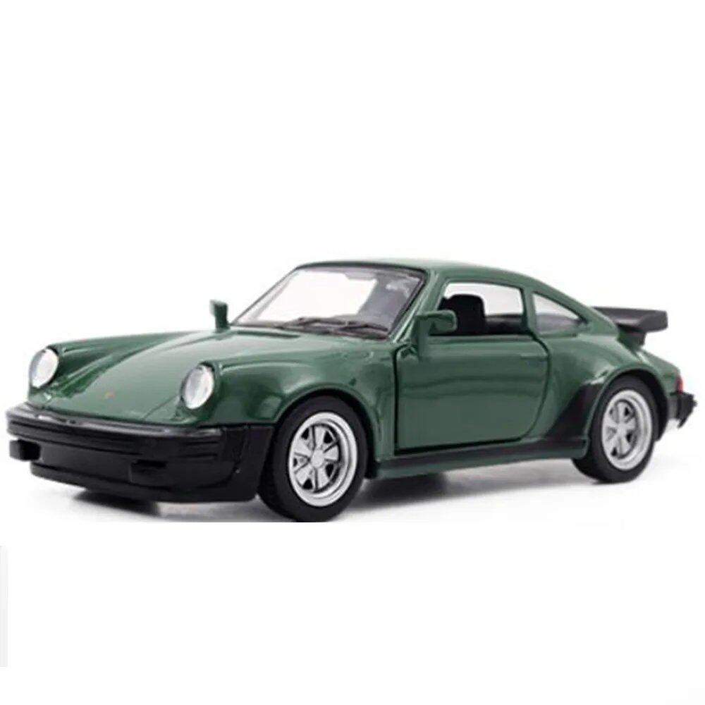 1/36スケール ポルシェ911ターボ 合金製ダイキャスト レトロレーシングカー プルバック式 ミニチュアモデル 男の子向けギフト コレクション 色 並行輸入品