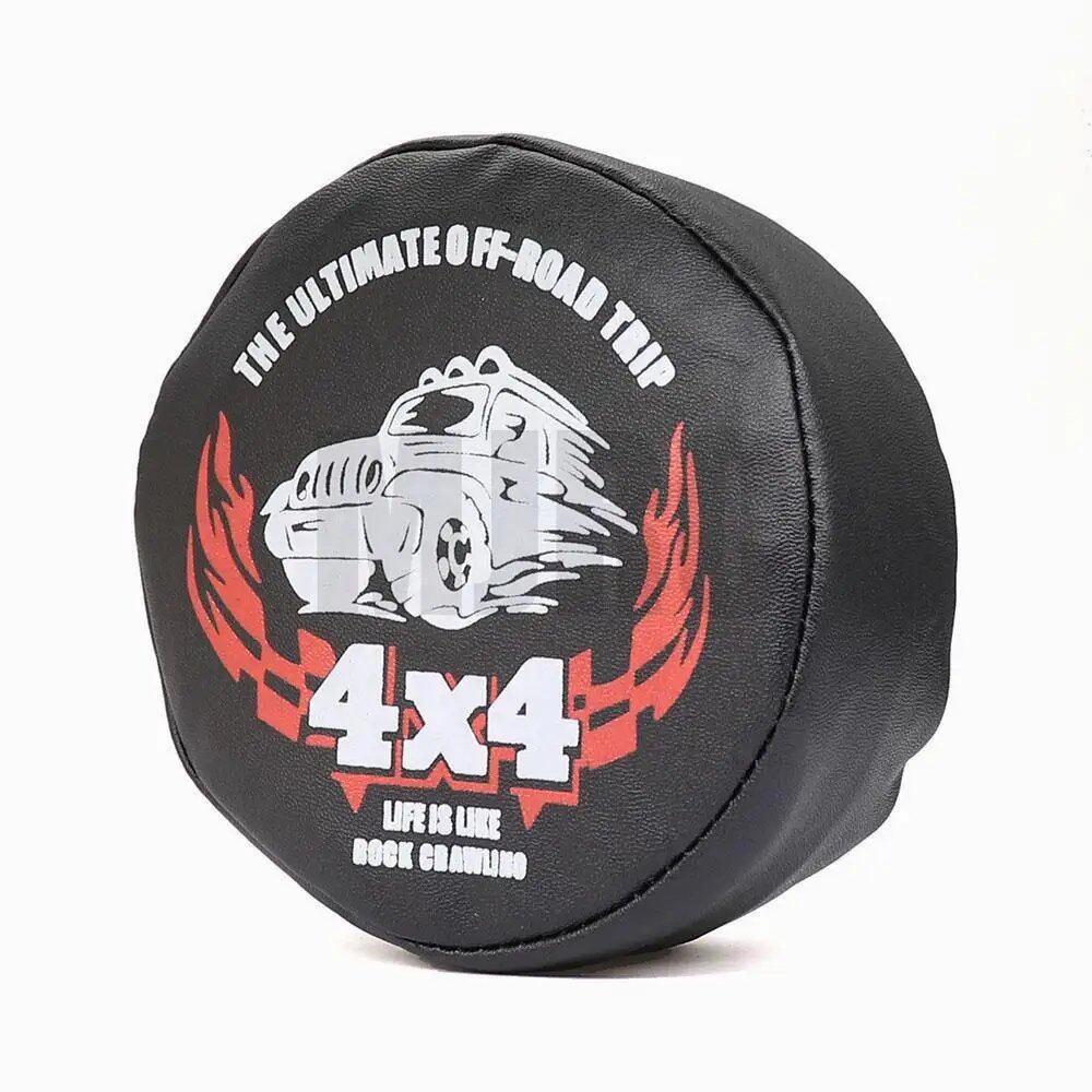 1/10 Scale RC Crawler Car Spare Tire Cover for Traxxas TRX-4/TRX-6, Axial SCX10, D90, and RR10 RC4WD (90-120mm Tires, 1.9/2.2 Inch, Parallel Import)