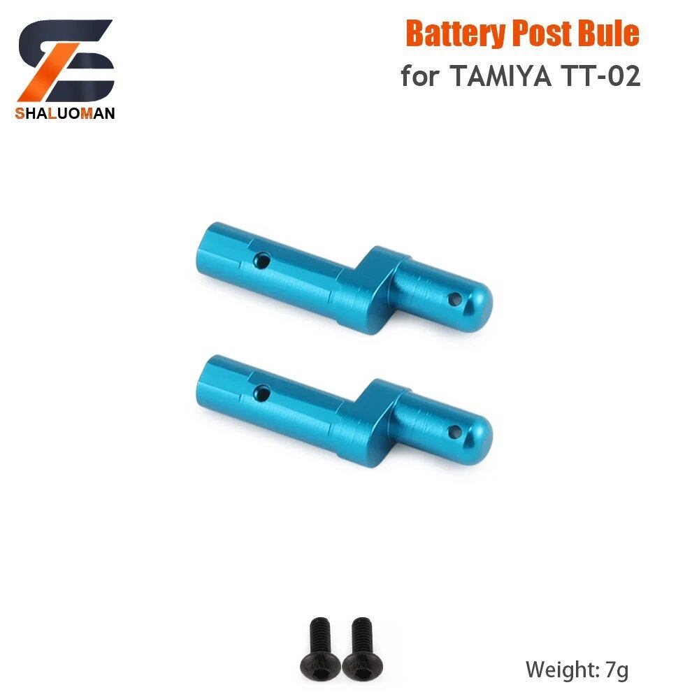 1/10 Scale RC Toy Car Tamiya TT-02/TT02 Swing Arm Shock Absorber, Steering Device, Bumper Sponge Upgrade Parts, Metal & Carbon Fiber, Parallel Import