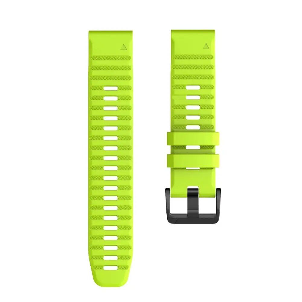 ANBEST 26mm/22mm Soft Silicone Strap for Garmin Fenix 6X/6X Pro/5/3, Compatible with Fenix 6/6 Pro/5X/5 Plus, Band Color: Pro, Parallel Import