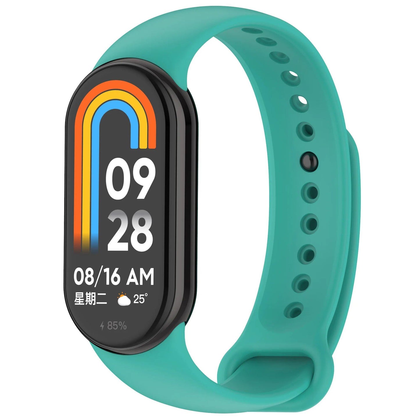Xiaomi Mi Band 8/9用シリコンバンド 交換用ソフトリストバンド ストラップ ベルト アクセサリー バンドカラー:バンド幅 並行輸入品