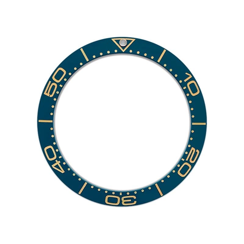 38mm Curved Ceramic Bezel Insert Ring for SKX007, SKX009, SRPD, GMT, SUB, and Seahorse Watch Cases, Men's Watch Modification Part, Parallel Import