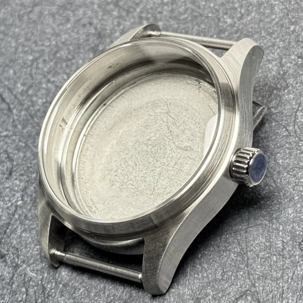 36/39mm Pilot Little Prince Watch Case, Stainless Steel, Sapphire Crystal, 20 ATM Water Resistance, Compatible with NH35, NH35A, and NH36 Movements, 1 Glass Back, Parallel Import