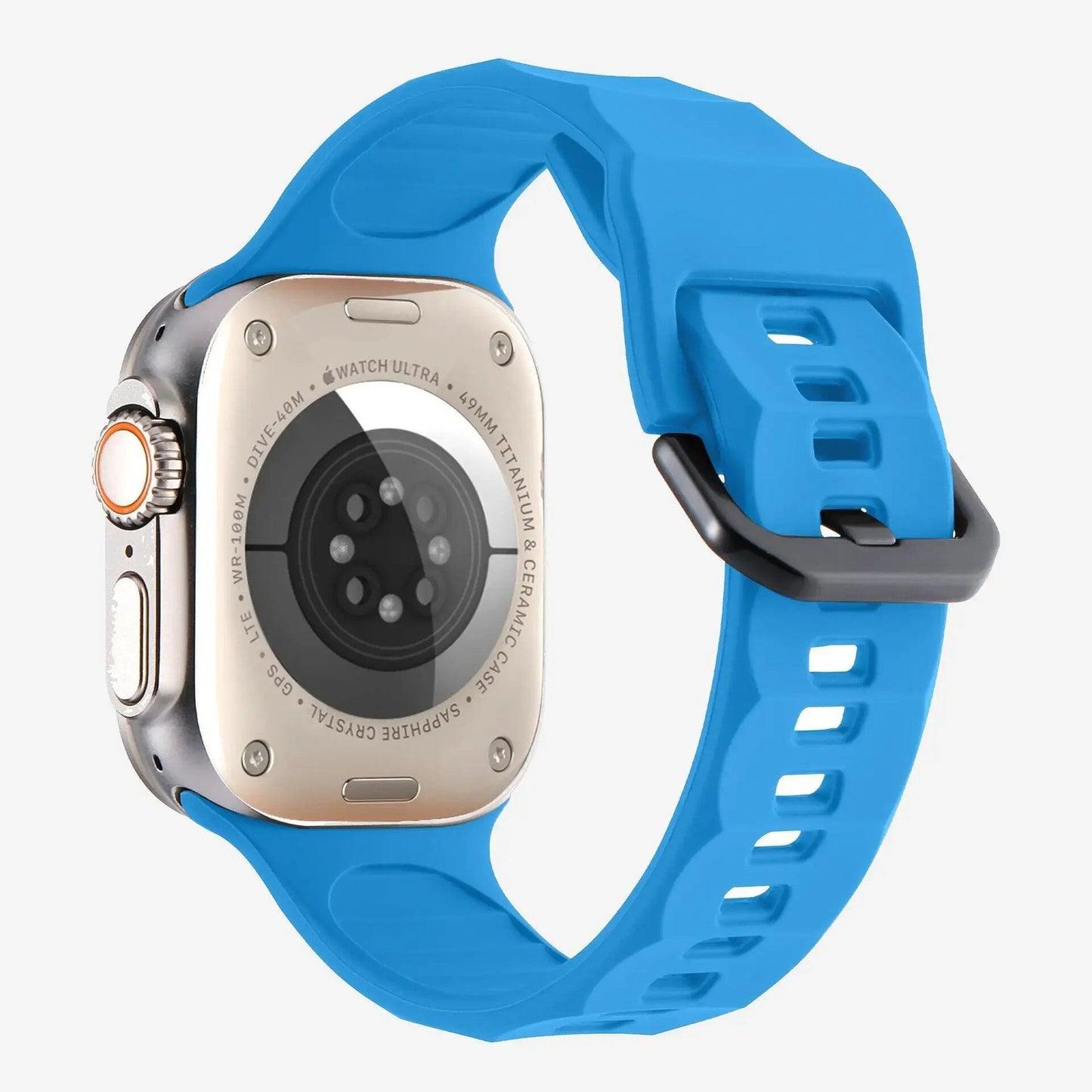Apple Watch用スポーツシリコンバンド 45mm 44mm 42mm対応 シリコンストラップ ブレスレット アップルウォッチUltra 2 49mm用時計バンド サイズ: 並行輸入品