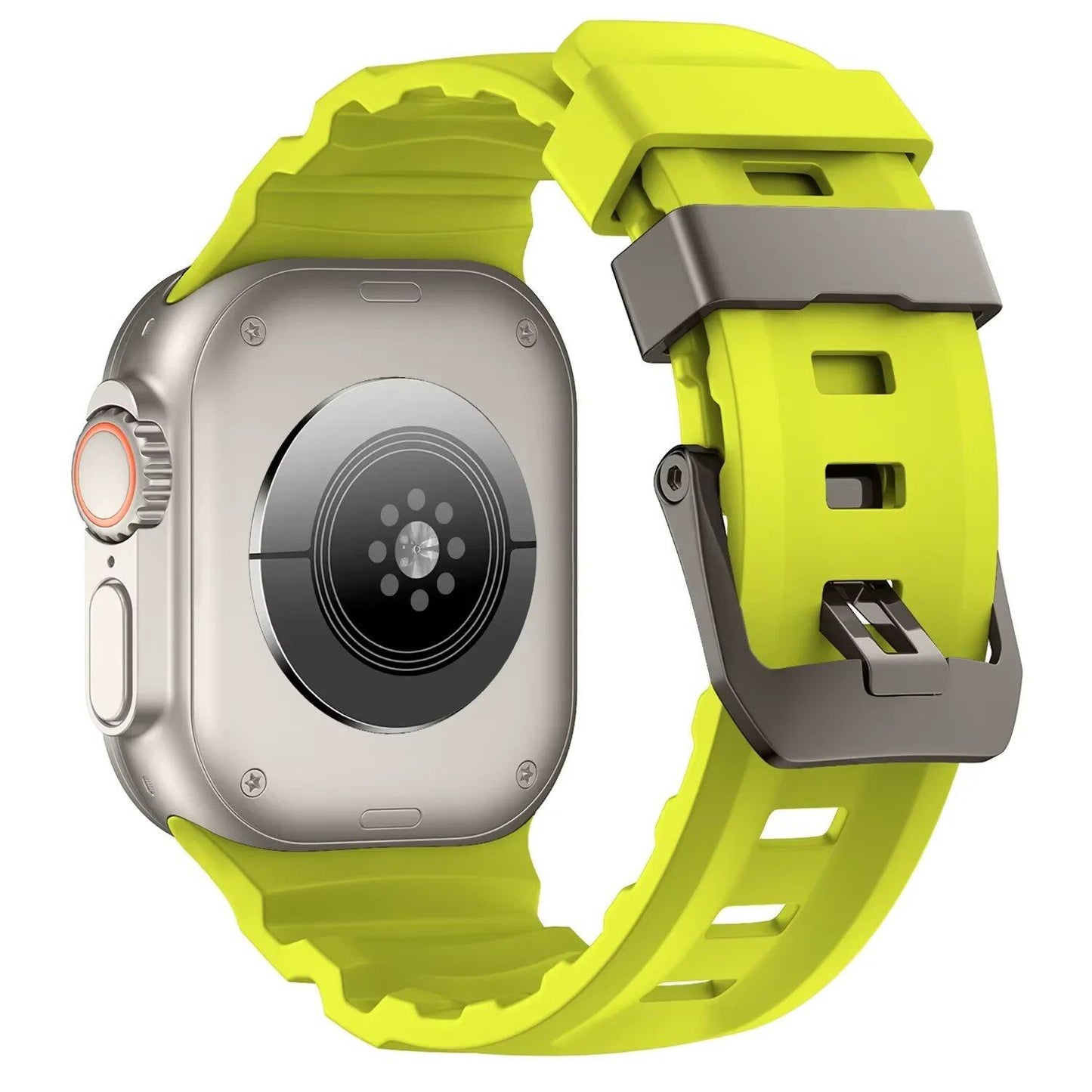 Trail Silicone Band Bracelet Strap for Apple Watch Ultra 2 49mm / Series 10/9/8/7 45mm / iWatch 6/5/SE 44mm, Band Color: mm, Parallel Import