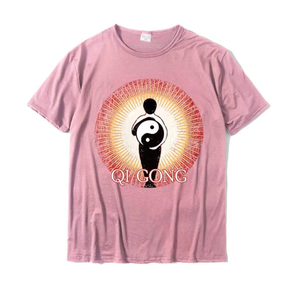 女性用気功・陰陽エネルギー瞑想太極丸首Tシャツ カミサス 卸売り カジュアルTシャツ 綿 大人用トップス ティー カジュアル サイズ: 並行輸入品