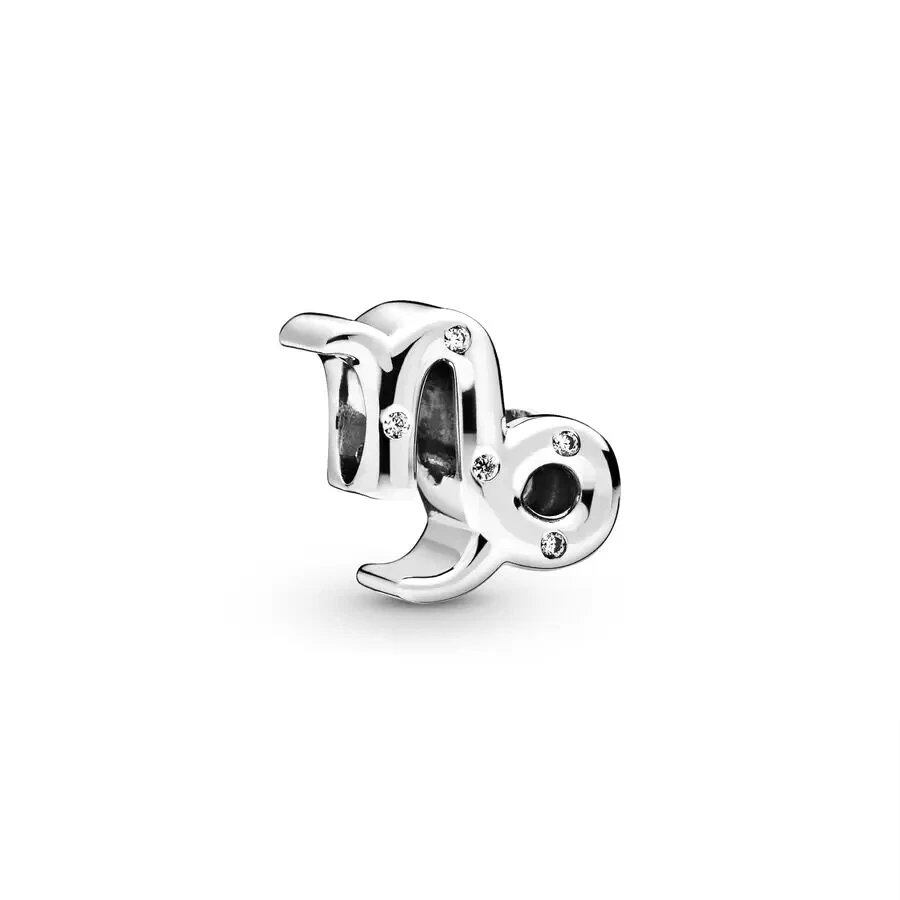 Sparkling 12 Zodiac Sign Beads with Aries, Cancer, and Libra Charms, Original 925 Sterling Silver Bracelet, DIY Jewelry Gift, Parallel Import