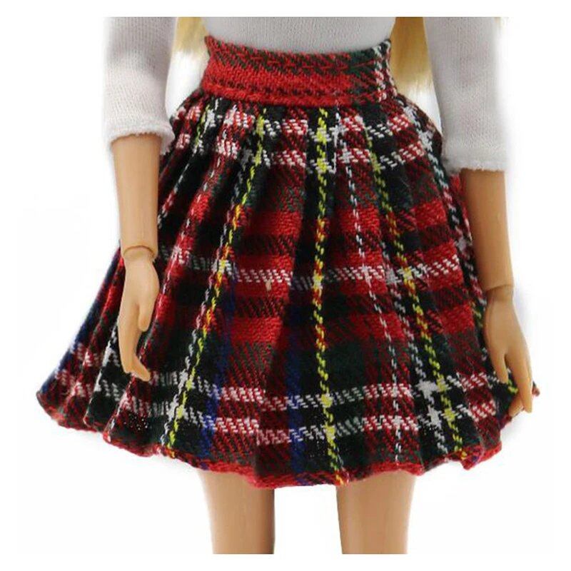 1/6 Scale BJD Doll Clothes Set (Puff Sleeve Shirt, Skirt, and Shorts) for 30cm (11.5 inch) Dollhouse Accessories; Size: One Piece Only, Parallel Import