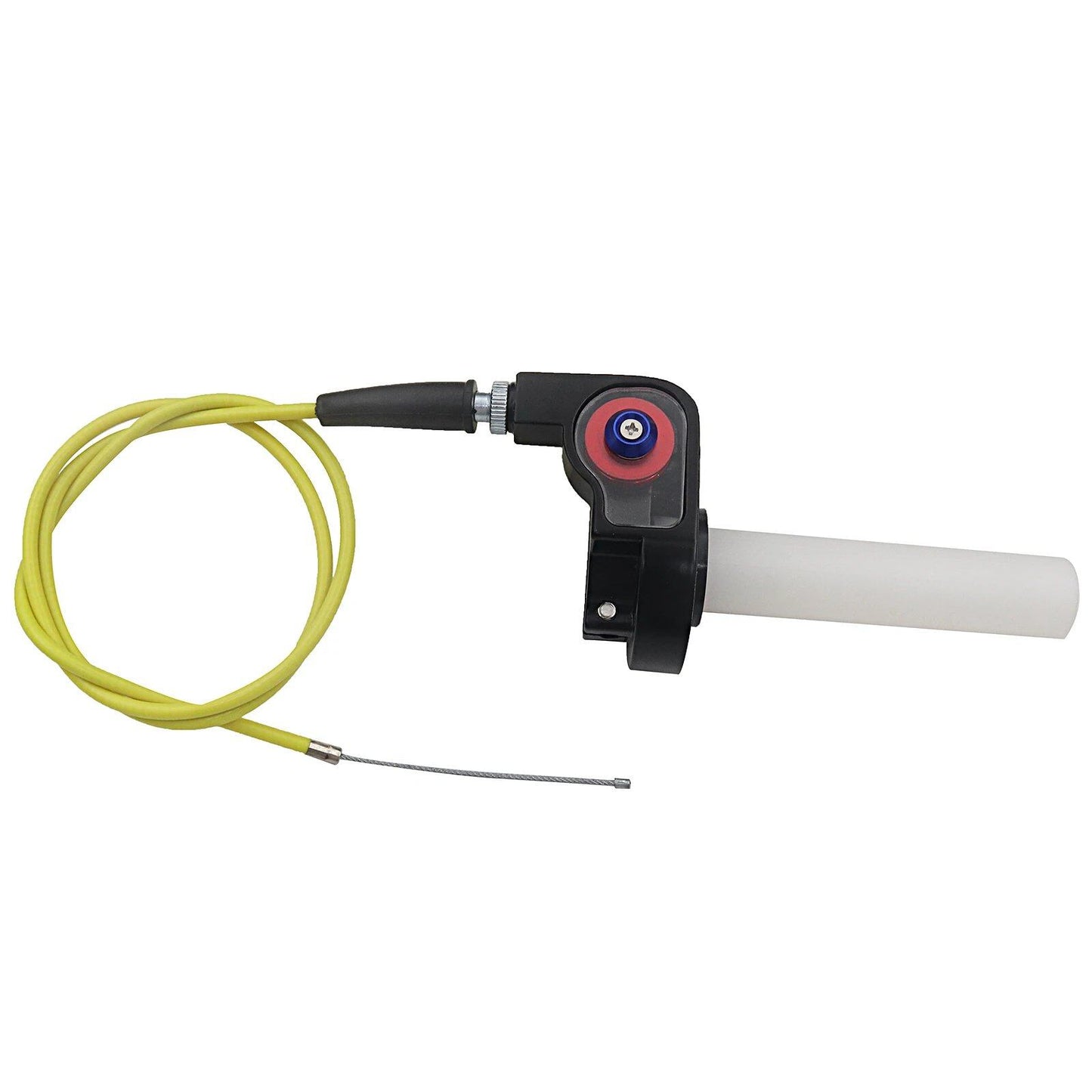 1/4" Quick-Turn Throttle Grip Set - Smooth Operation and Secure Grip, Includes 980mm Throttle Cable, for Dirt Bikes and Motocross, Parallel Import