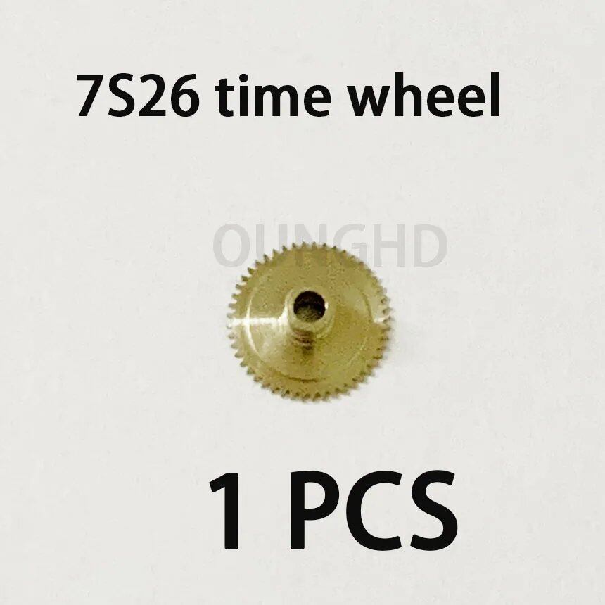 Original compatible Seiko 7S26 movement center wheel, three-wheel, time wheel, sub-wheel, span wheel, second wheel, escape wheel. Parallel import.