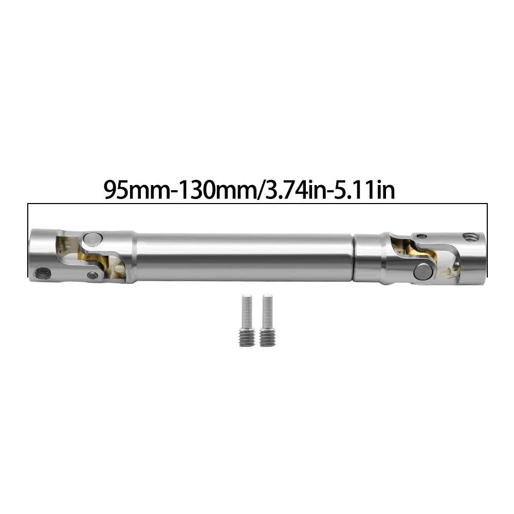 1/10 Scale RC Car Metal Internal Gear Drive Shaft Universal Joint Compatible with Axial SCX10 Gladiator YK4082 TRX4 TF2 D110 Crawlers (Color: Imported)