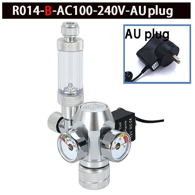 2024 DIY Aquarium CO2 Regulator with Solenoid Valve, Bubble Counter, CO2 Control System, and CO2 Pressure Reducing Valve. Size: Parallel Import.