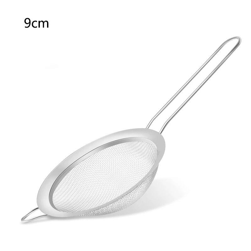 Set of 1, 3, or 4 Stainless Steel Wire Extra-Fine Mesh Oil Strainers and Flour Sifters for Baking and Pastry Making, Parallel Import