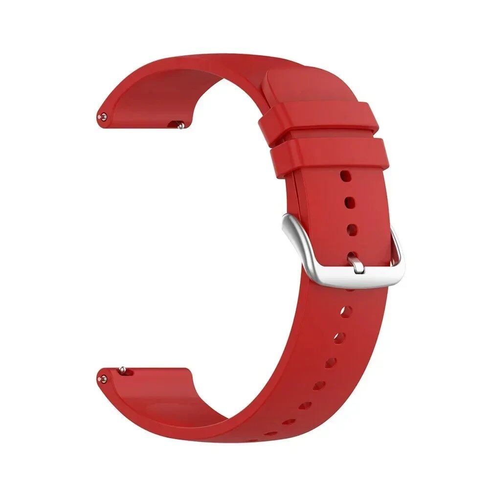 Silicone Watch Strap for Realme Watch 3/2 Pro/S Pro, 20mm/22mm Smartwatch Replacement Band, Band Color: mm, Wristband, Parallel Import