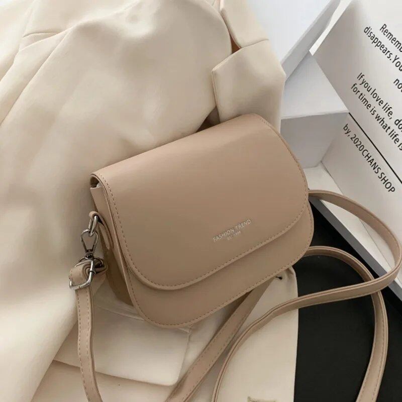 Women's Saddle Bag, Crossbody Bag, Summer, Simple, Stylish, Trendy, Overseas-Style Shoulder Bag, Parallel Import