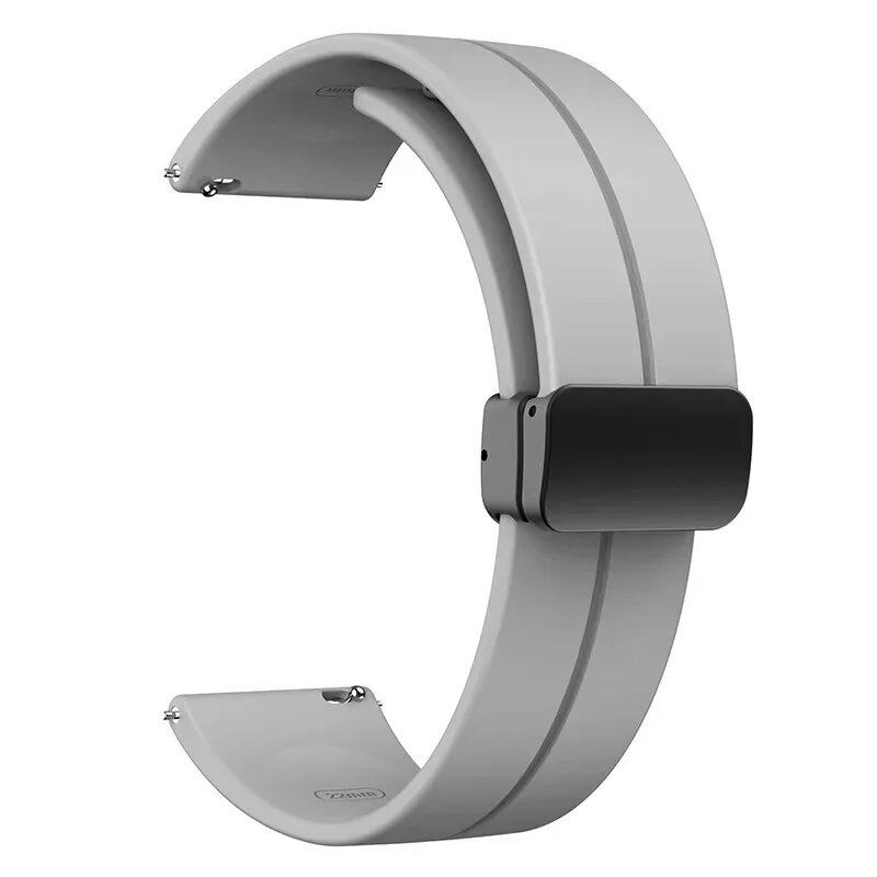 Replacement Strap Bracelet for Xiaomi Mi Watch 2 Pro/S3/S2/S1 Active, 20mm/22mm Soft Silicone Smartwatch Bands (Pro Color: 2-Pack) - Band Color: mm (Parallel Import)