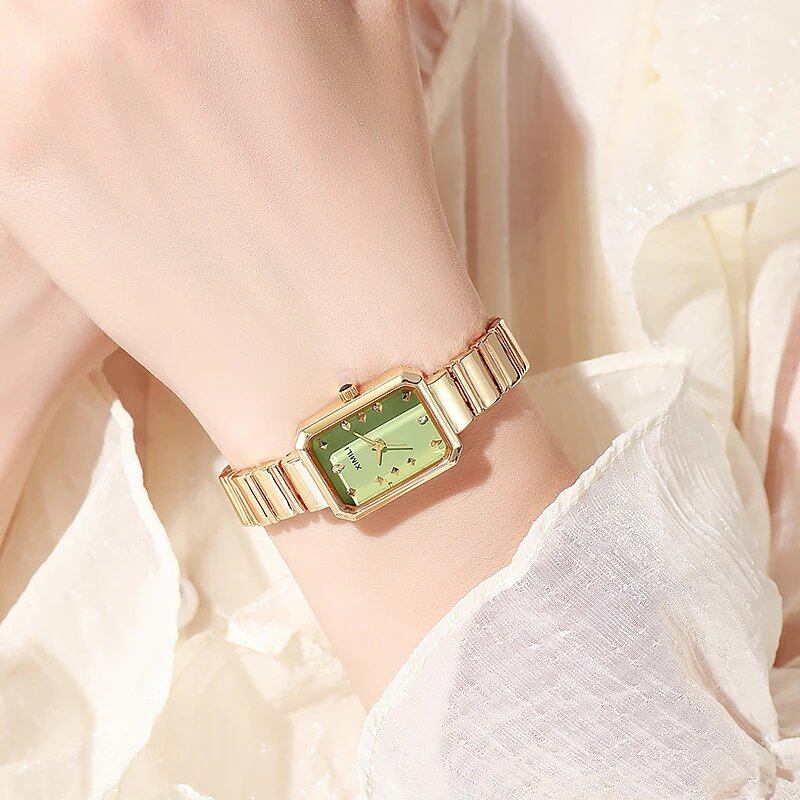 1 Luxury Elegant Quartz Watch for Women with a Simple Dial, Stylish Women's Watch, Perfect as a Gift (No Box), Parallel Import
