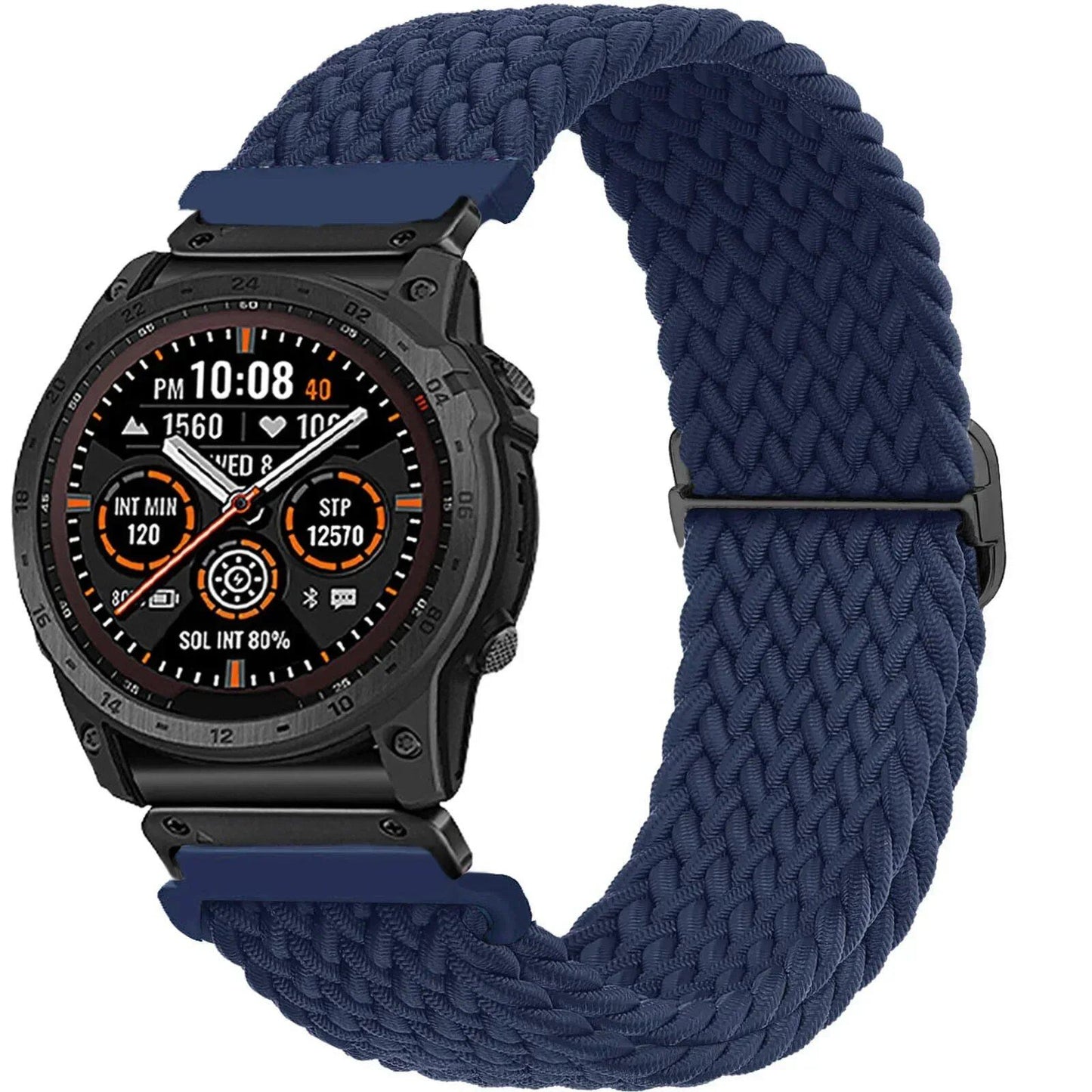 Nylon Loop Strap for Garmin Fenix 8/7/6 Pro/5 Plus, QuickFit Band, 22mm/26mm, Compatible with Garmin Smartwatches 3HR 945, Epix Gen 2, Band Color: mm, Parallel Import