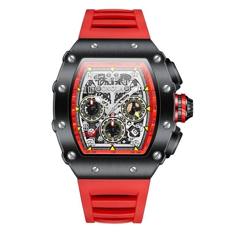 ONOLA Brand Luxury Men's Watch, Multi-Function Sports Watch, Waterproof, Luminous, Sport & Casual, Quartz Watch, Parallel Import
