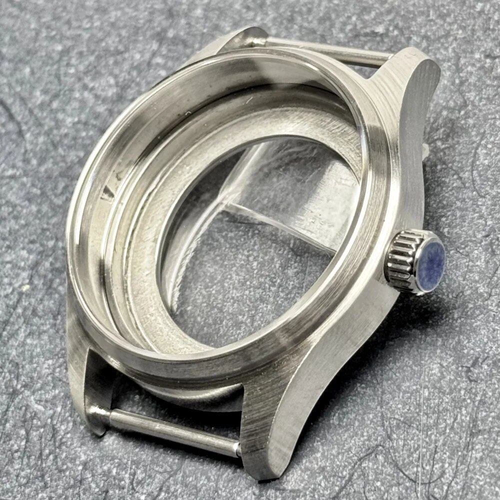 36/39mm Pilot Little Prince Watch Case, Stainless Steel, Sapphire Crystal, 20 ATM Water Resistance, Compatible with NH35, NH35A, and NH36 Movements, 1 Glass Back, Parallel Import