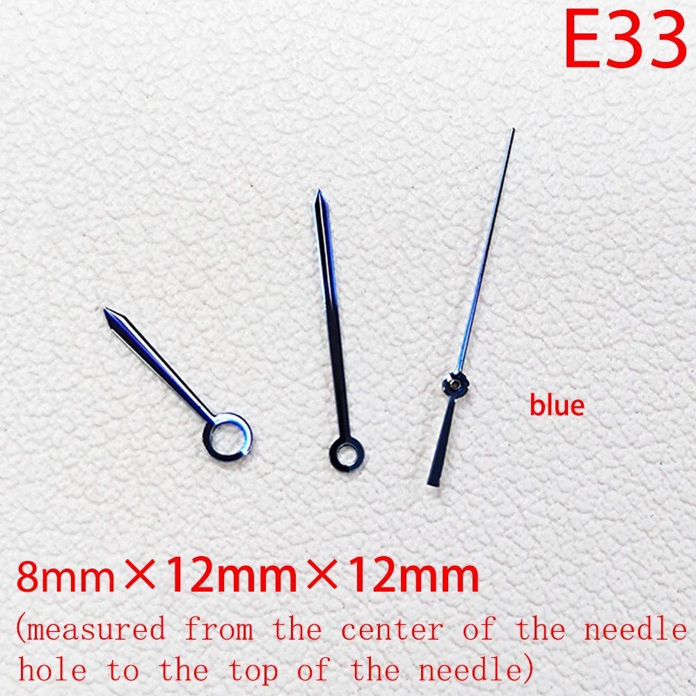 ETA Series Watch Accessories, Green & Blue Super Luminous Hands for ETA 2824, 2892, 2836, and 2834, Parallel Import