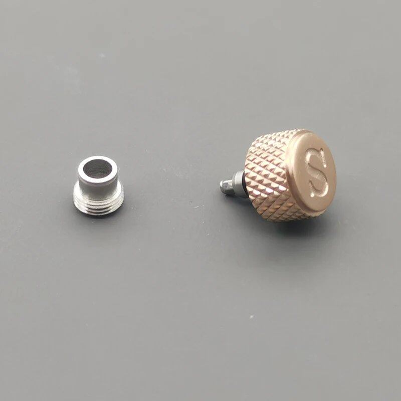 "MOD SKX007 SKX009 Watch Case Crown - Compatible with NH35 and NH36 Movements, S Logo, Polished Finish, Silver/Gold/Rose/Black/Blue Crown Parts" Parallel Import