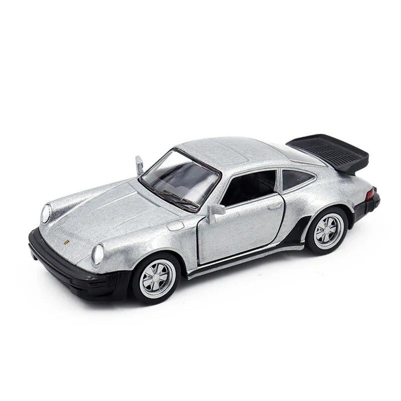 1/36スケール ポルシェ911ターボ 合金製ダイキャスト レトロレーシングカー プルバック式 ミニチュアモデル 男の子向けギフト コレクション 色 並行輸入品