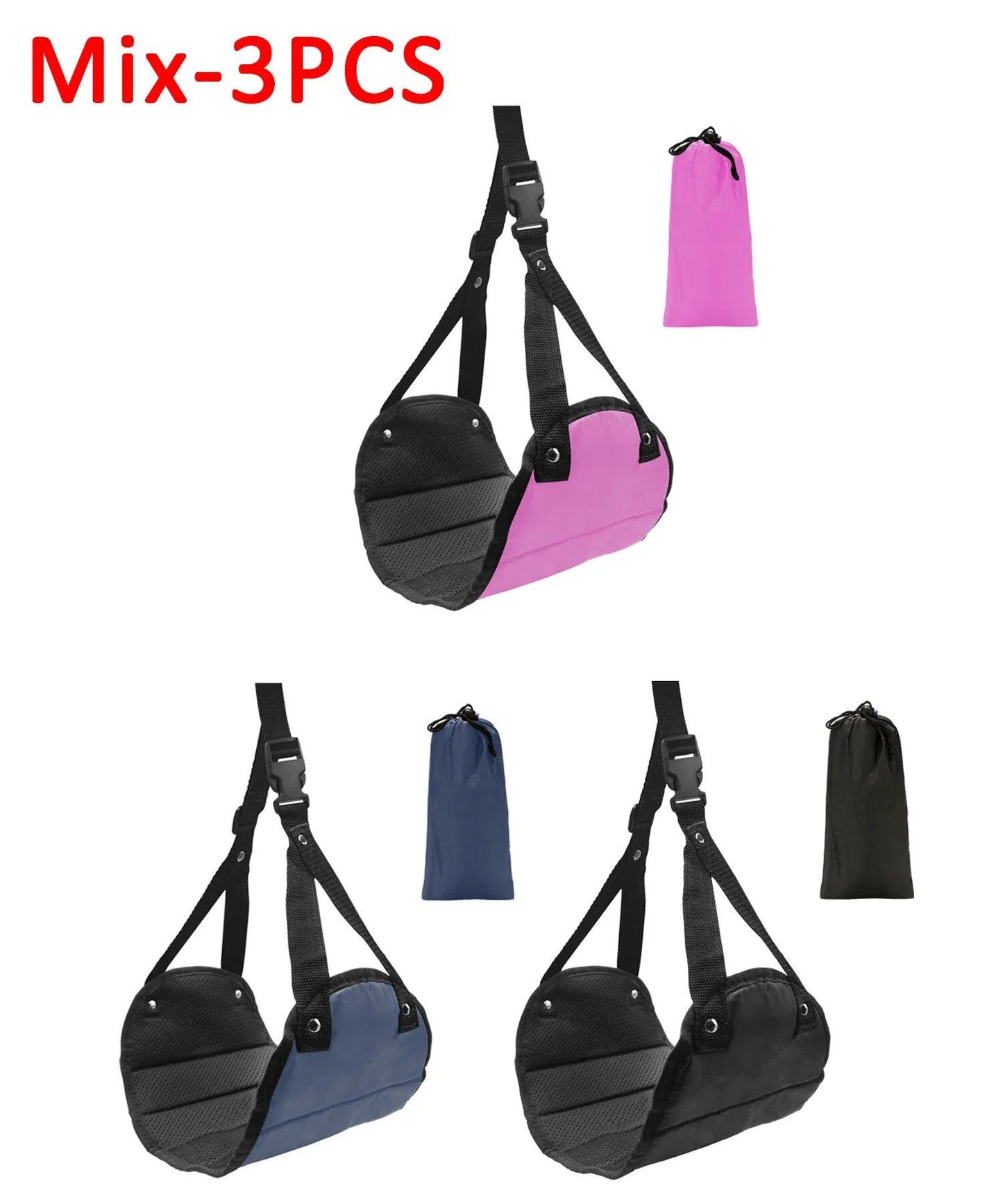1/3-Piece Adjustable Travel Hammock, Office Hammock with Footrest for Airplanes, Shinkansen Cars, and Outdoor Furniture, Parallel Import