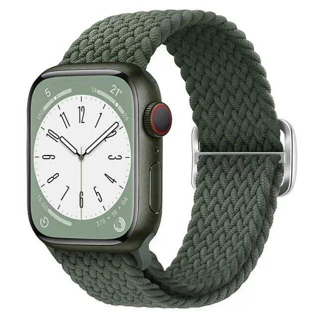 アップルウォッチUltra 2用ナイロンストラップ バンド 49mm 40mm 44mm 41mm 38mm 45mm対応 伸縮ブラidedループ ブレスレット iWatchシリーズ9/8/7/6/SE/5/4対応 バンドカラー:mm 並行輸入品
