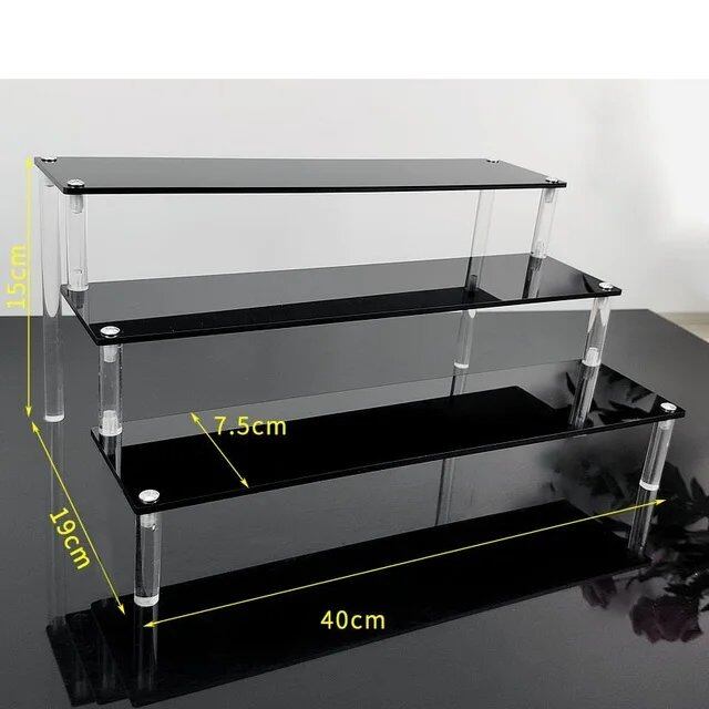 1-5 Tier Acrylic Display Stand/Clear Case (for Cupcakes, Perfume, Dolls, Amiibo, and Funko POP Figures) Color: Parallel Import