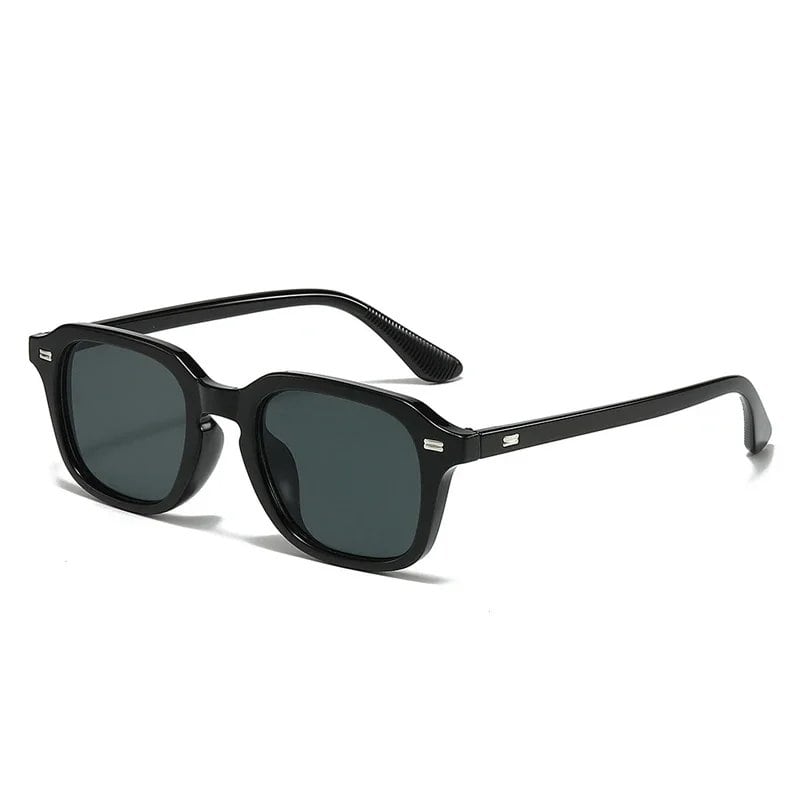 JNPCXI Square Candy Color Sunglasses for Women and Men, Retro Rivet Design, Orange Sunglasses with UV400 Protection, Frame Color: As Shown; Lens Color: Parallel Import