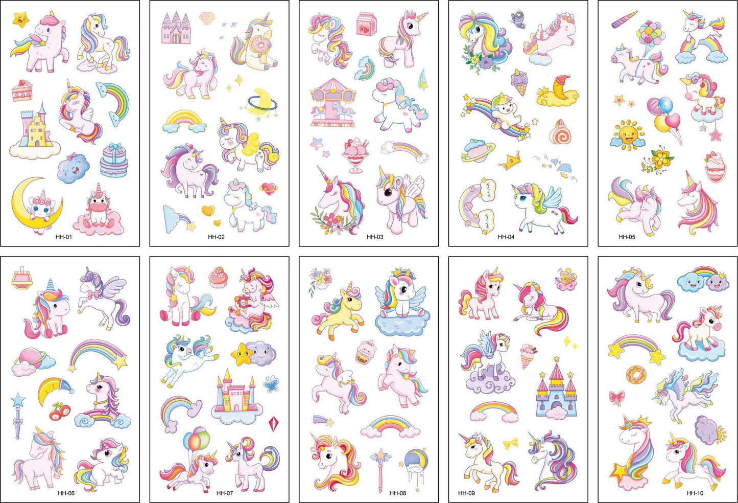 10-Pack Waterproof Temporary Tattoo Stickers for Kids and Soccer Fans, Fake Tattoos for Adults and Kids, Arm Covers, Color: Parallel Import