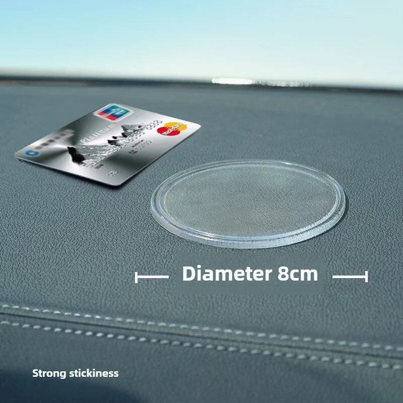 Set of 3 Silicone Car Dashboard Mats, Non-Slip Car Phone Storage Mats, Decorative Holder Mats, Parallel Import