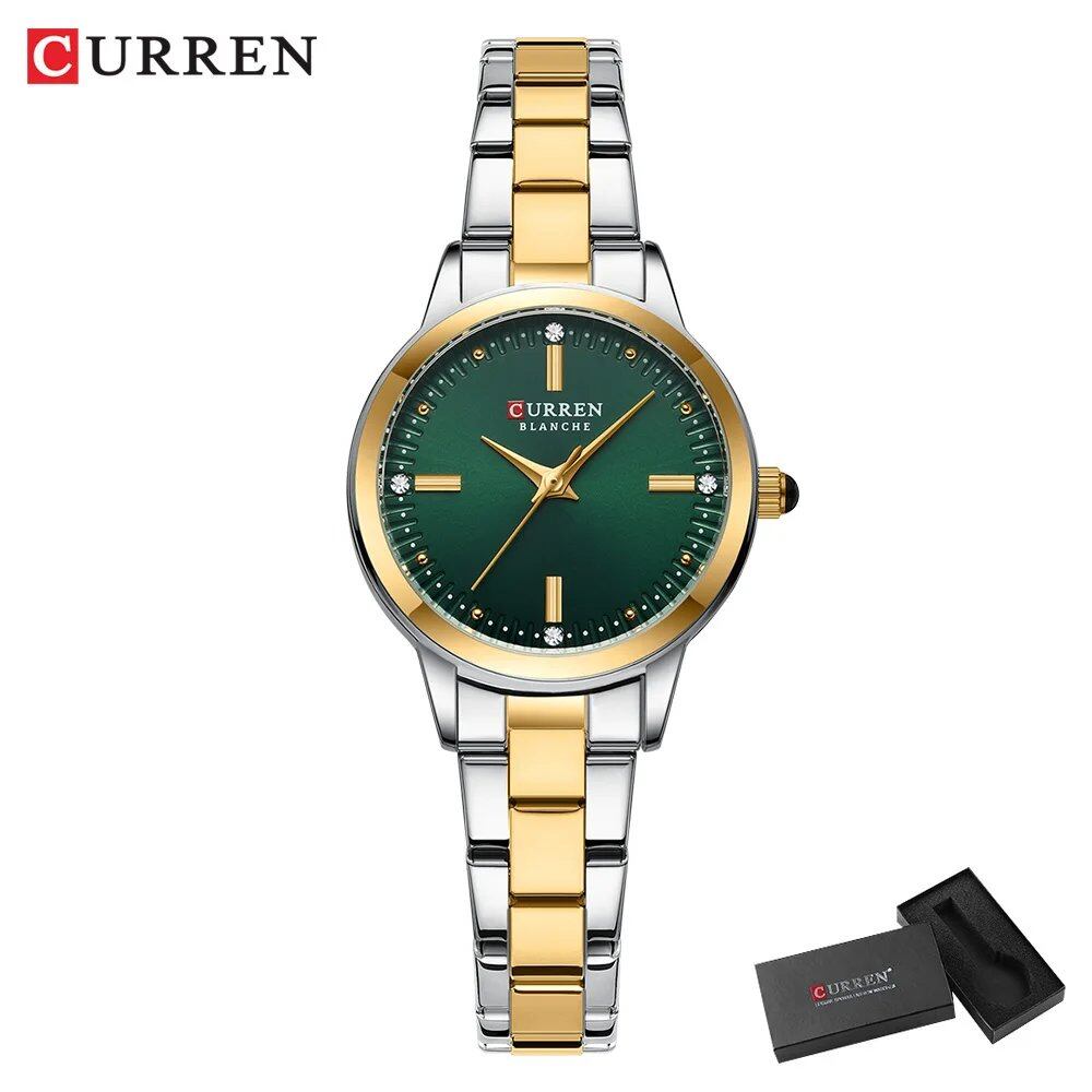 Karlen Women's Simple Dial Bracelet Quartz Watch, Stylish and Elegant, Color: Parallel Import
