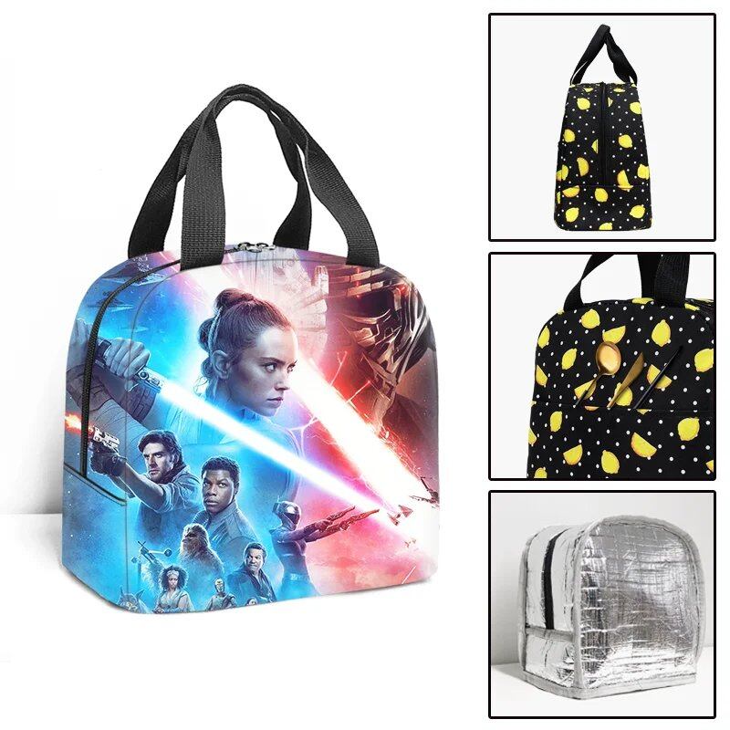スター・ウォーズ キッズ 保冷ランチバッグ 保温トート 子供用ピクニックバッグ お弁当袋 旅行用ランチバッグ カラー:0 並行輸入品