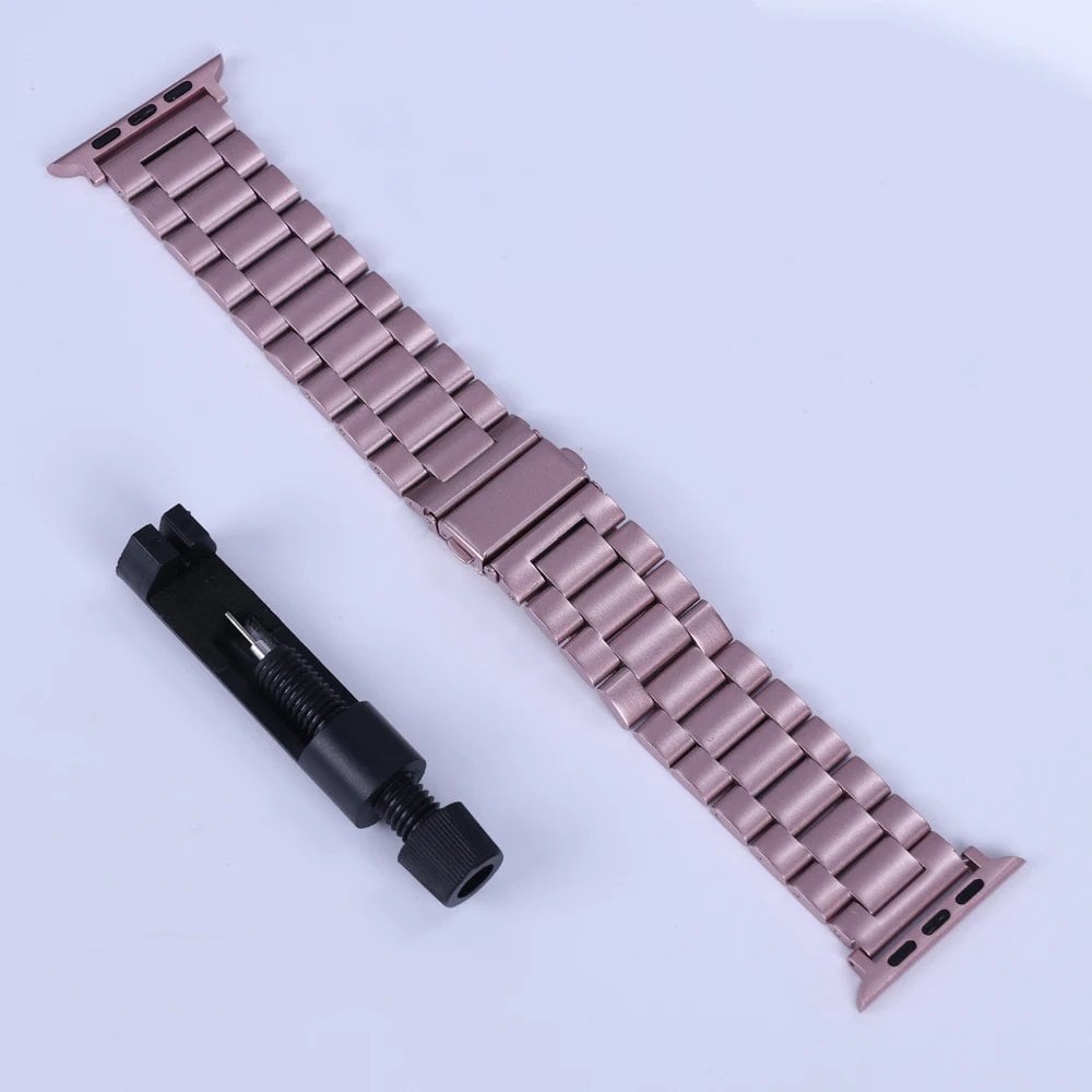 Stainless Steel Metal Band Strap for Apple Watch 10 (46mm) - Compatible with iWatch 10/9/8/Ultra (49mm, 42/44/38mm) - Band Color: mm; Parallel Import