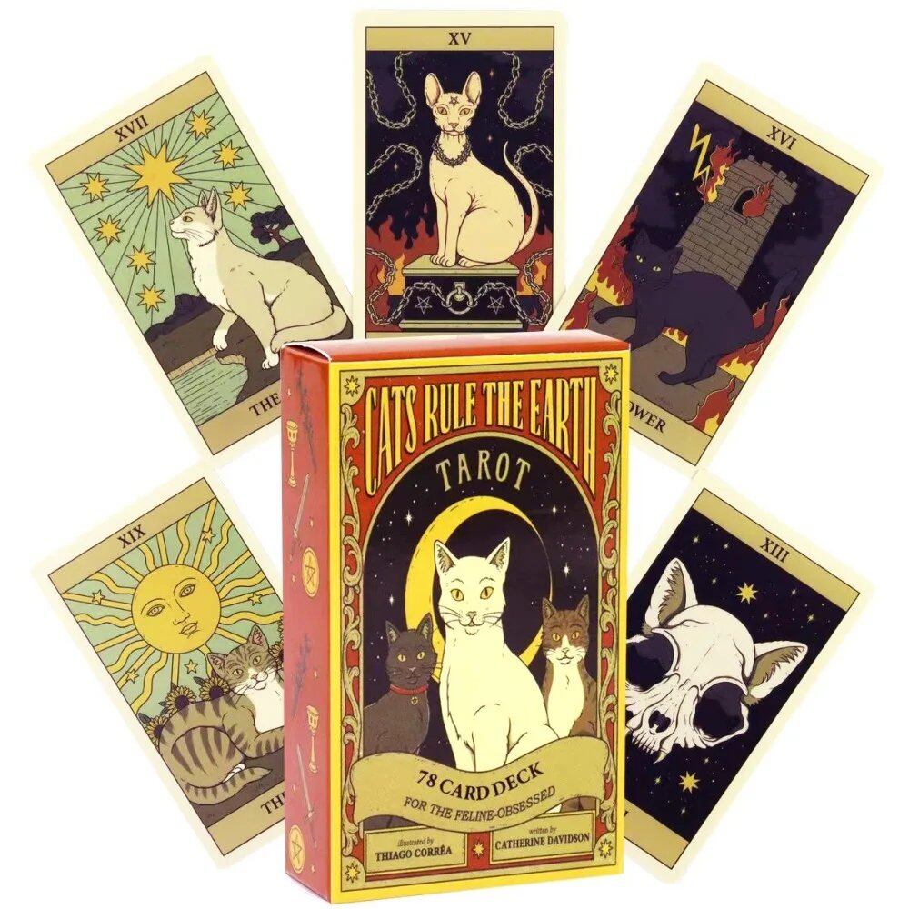 10.3 x 6cm Cats Rule the Earth Tarot: 78-Card Deck for Cat Lovers (Parallel Import)10.3 x 6cm Cats Rule the Earth Tarot: 78-Card Deck for Cat Lovers (Parallel Import)